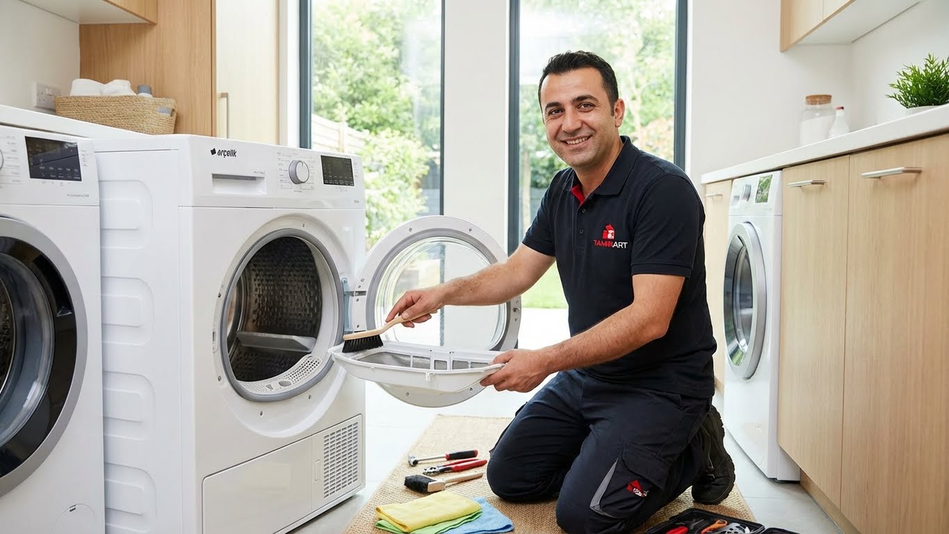 Arçelik kurutma makinesi neden uzun sürede kurutuyor sorusuna profesyonel teknik çözüm.