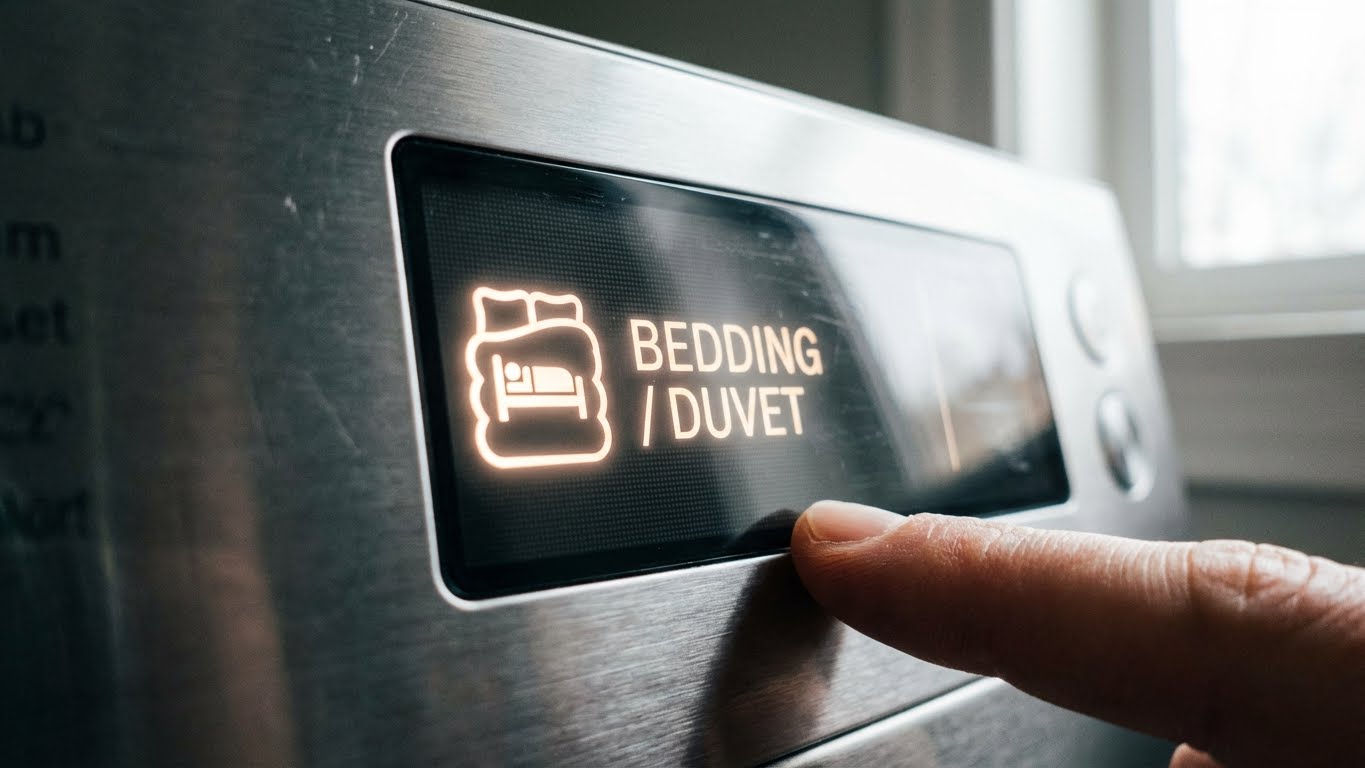 Arçelik kurutma makinesi nevresim kurutma programı seçimi ve ayarları.