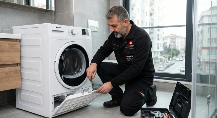 Arçelik Kurutma Makinesi Neden Çalışırken Durur? Çözüm Rehberi