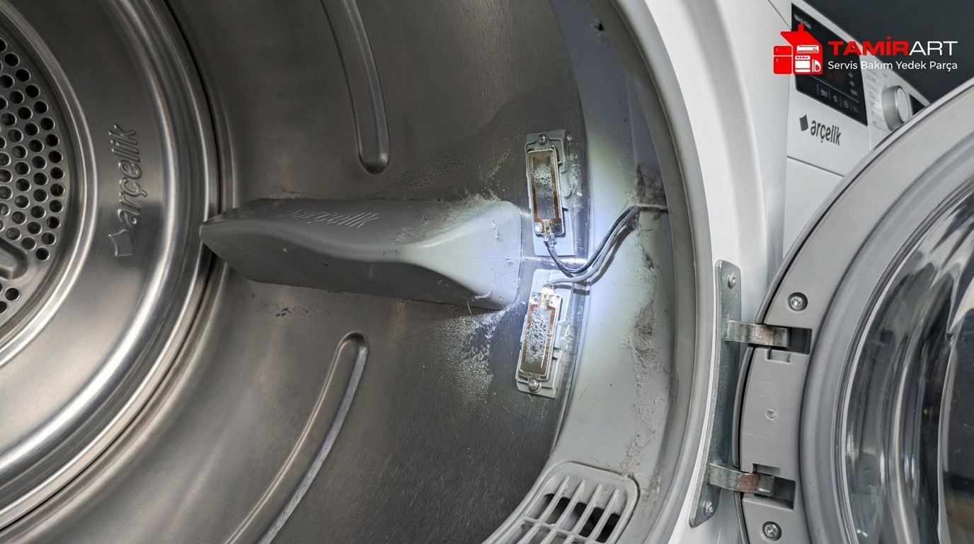 Kurutma makinesi sensör temizliği ve bakımı.