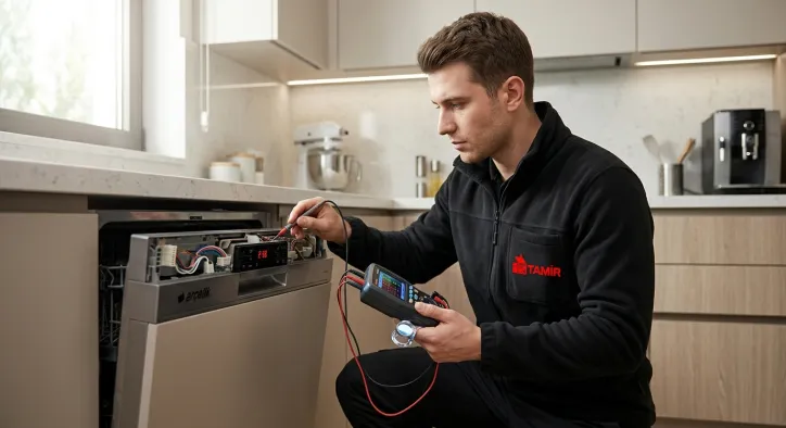 Bulaşık makinesinin ışığı yanıp sönerse ne olur?