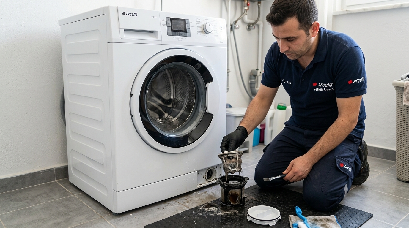 İstanbul Arçelik servisi uzman teknisyen tahliye hortumu kontrolü
