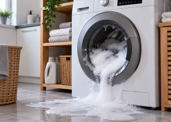 Çamaşır Makinesi Köpüğü Dışarı Taşıyor: Nedenleri ve Çözüm Yolları